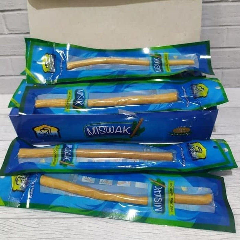 5 X PACK MISWAK MESWAK Sewak, Arak, Siwak, Peelu Natural Toothbrush by Al-Khair